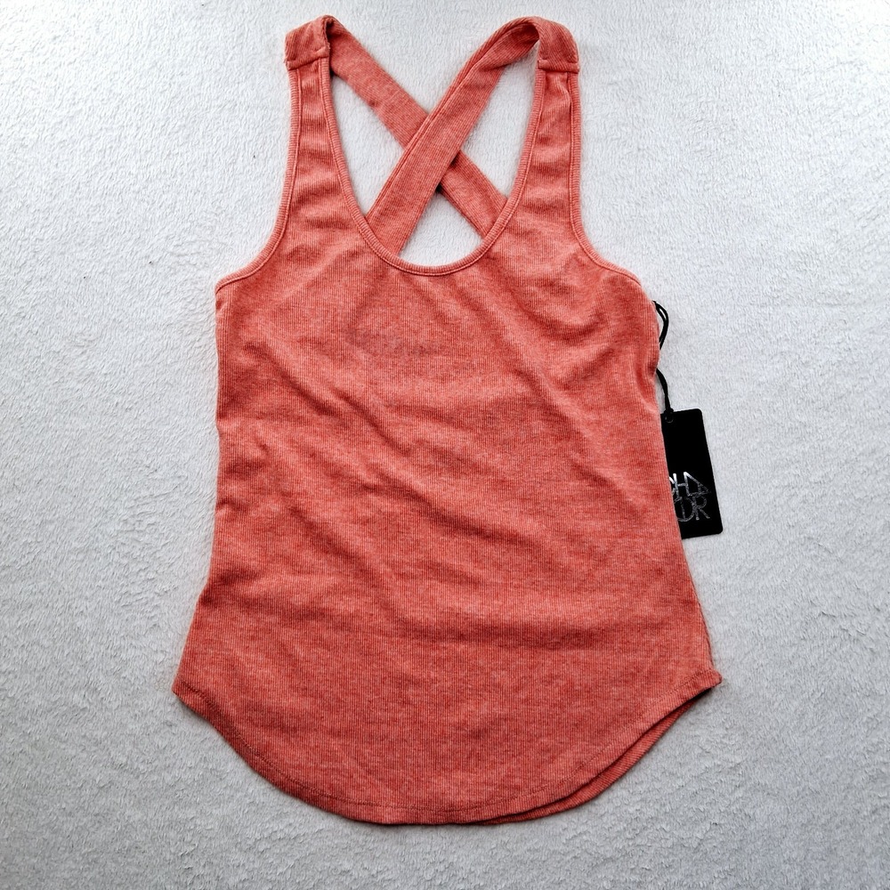 NWT Chaser Racerback Tank  Cotton Blend Coral Size‎  S